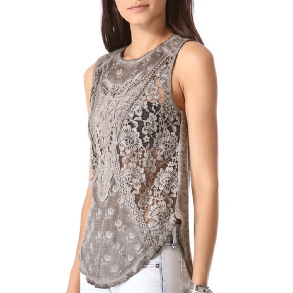 Free People Lace Tank